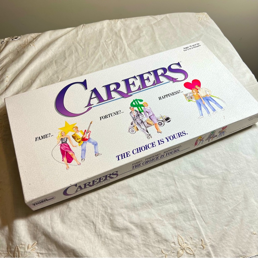 Vintage 1992 Careers Board game by Tiger Games Complete has all pieces 90’s